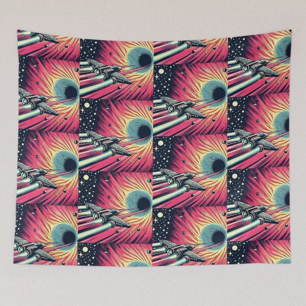 Item preview, Spaceship Pop Art Style designed and sold by artofuniverse.