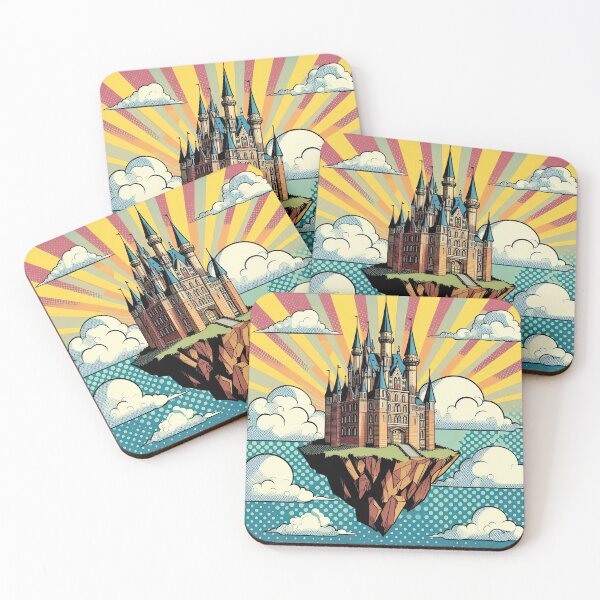 Item preview, Fairy Tale Castle Pop Art Style designed and sold by artofuniverse.
