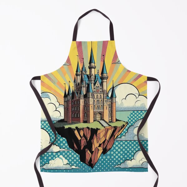 Item preview, Fairy Tale Castle Pop Art Style designed and sold by artofuniverse.