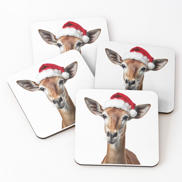 Item preview, Funny Bongo Animal Wearing Christmas Hat designed and sold by LazyOwlStore.
