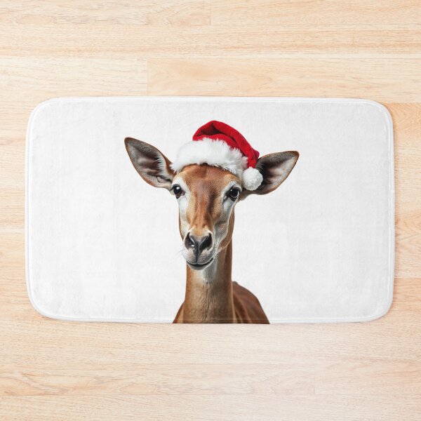 Item preview, Funny Bongo Animal Wearing Christmas Hat designed and sold by LazyOwlStore.