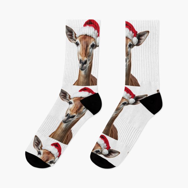 Item preview, Funny Bongo Animal Wearing Christmas Hat designed and sold by LazyOwlStore.