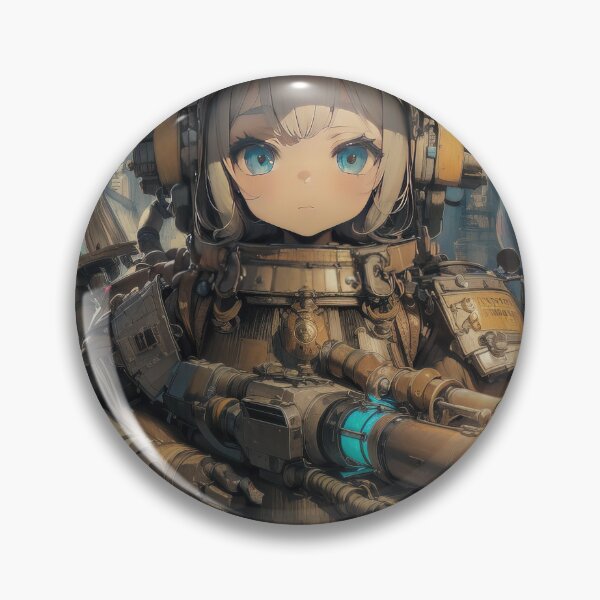 Item preview, Mech scifi girl in a city art designed and sold by TheArtistOf2022.