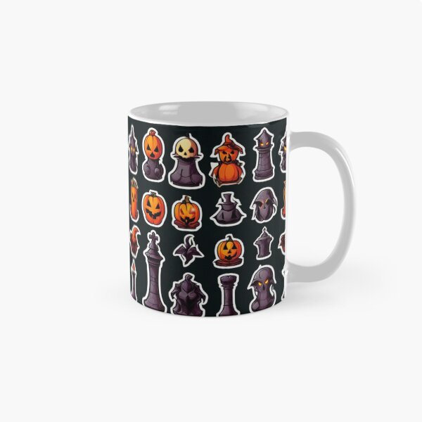 Item preview, Halloween Chess Pattern designed and sold by Planetporridge.