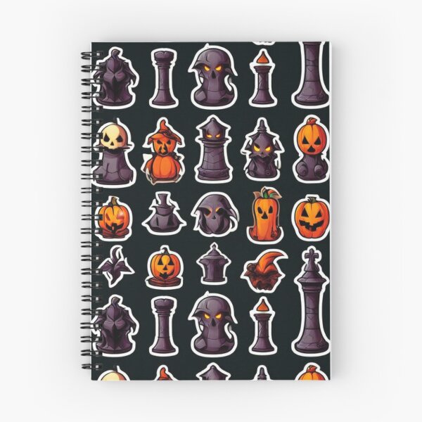 Item preview, Halloween Chess Pattern designed and sold by Planetporridge.