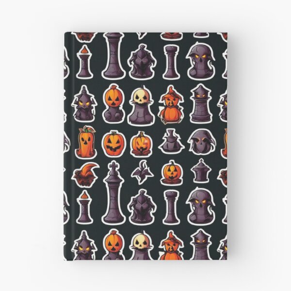 Item preview, Halloween Chess Pattern designed and sold by Planetporridge.