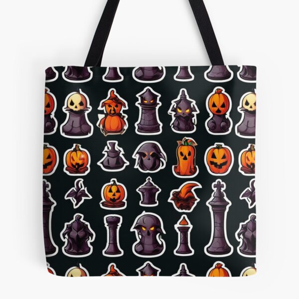 Item preview, Halloween Chess Pattern designed and sold by Planetporridge.