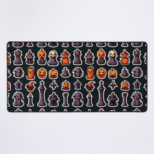 Item preview, Halloween Chess Pattern designed and sold by Planetporridge.