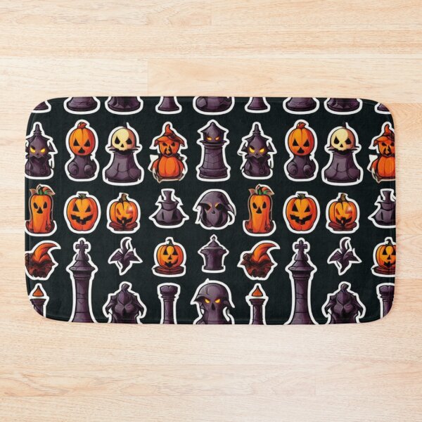 Item preview, Halloween Chess Pattern designed and sold by Planetporridge.