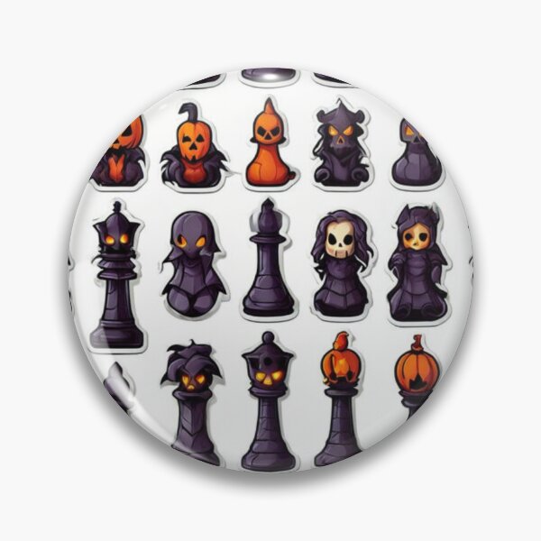 Item preview, Halloween Chess Pattern Artwork designed and sold by Planetporridge.
