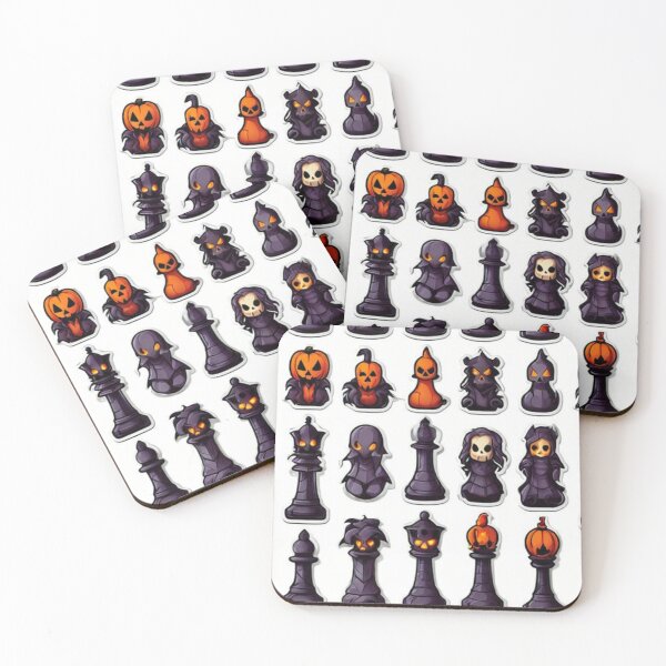 Item preview, Halloween Chess Pattern Artwork designed and sold by Planetporridge.
