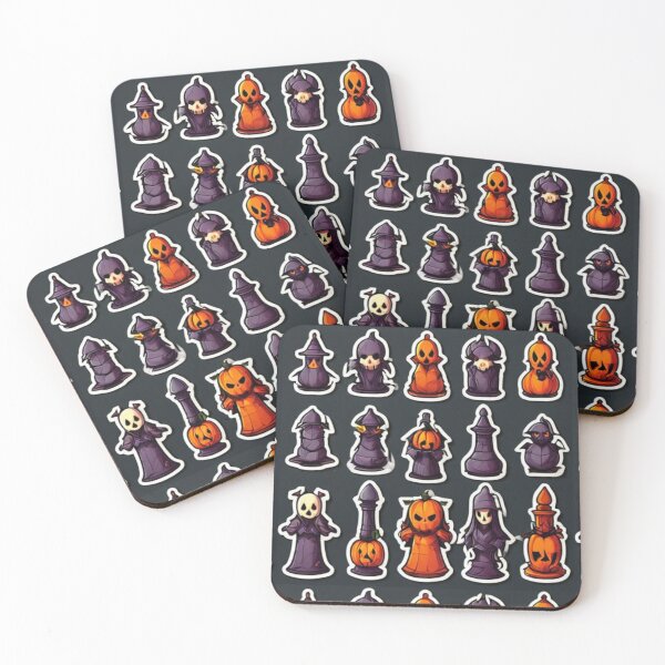 Item preview, Halloween Chess Pattern Art designed and sold by Planetporridge.