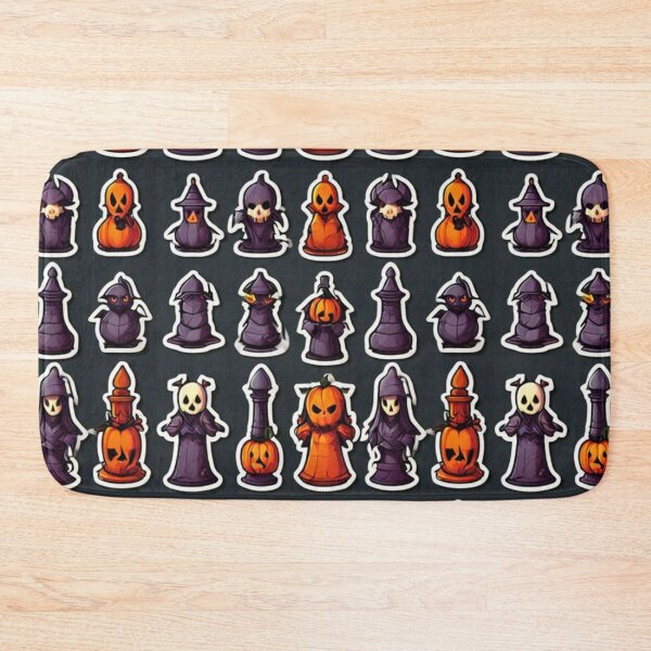 Item preview, Halloween Chess Pattern Art designed and sold by Planetporridge.