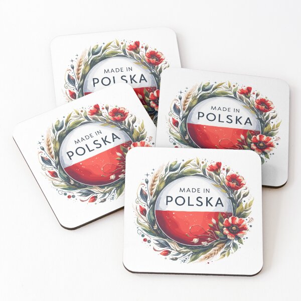 Item preview, Made in Polska Poland Polish red white gift designed and sold by Pineapple-Tree.