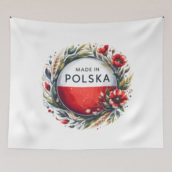 Item preview, Made in Polska Poland Polish red white gift designed and sold by Pineapple-Tree.
