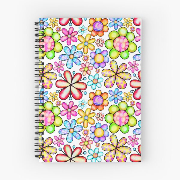 Item preview, Colorful Retro Flower All Over Print Pattern designed and sold by AlienOccupation.