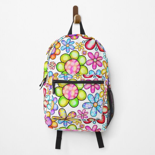 Item preview, Colorful Retro Flower All Over Print Pattern designed and sold by AlienOccupation.