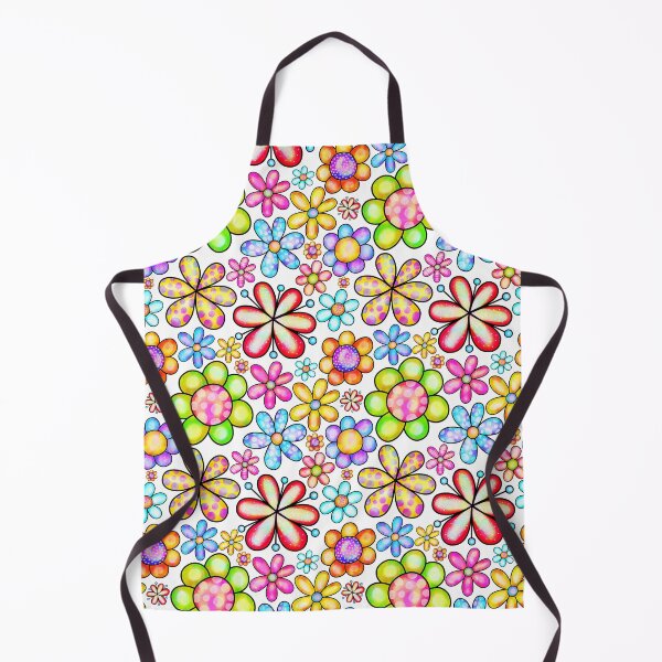 Item preview, Colorful Retro Flower All Over Print Pattern designed and sold by AlienOccupation.