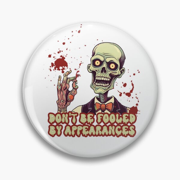 Item preview, Don't be fooled by appearances-  Trick or Treat dark humor funny Halloween design for people with unique beauty designed and sold by WorldByEsi.