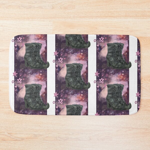 Item preview, Witchy Forest with Witch Boots Pink Bubblegum designed and sold by WildWoodlandWitch.