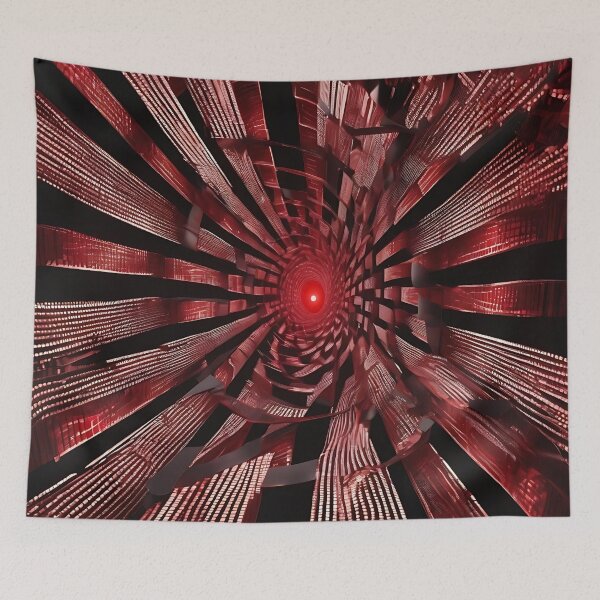 Item preview,  FUTURISTIC PASSAGE II - tunnel-like structure illuminated with vibrant light. designed and sold by Atmosferica.