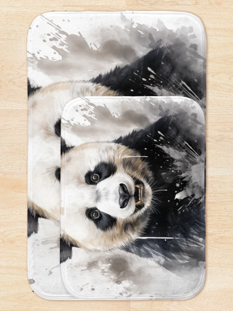 Thumbnail 5 of 6, Bath Mat, Panda designed and sold by Rtymer.