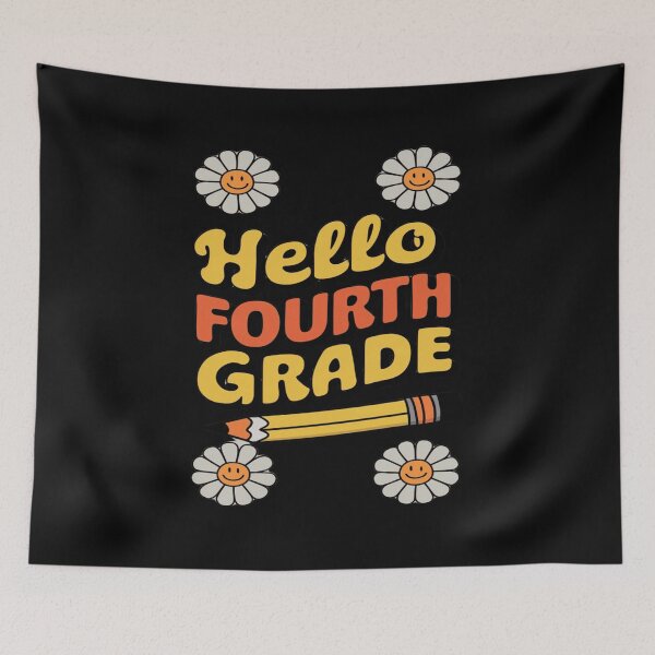 Item preview, Hello Fourth Grade Back To School designed and sold by Almasrigroup.