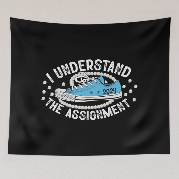 Item preview, I Understand The Assignment, Vote Blue Election 2024 designed and sold by ArtByKatti.