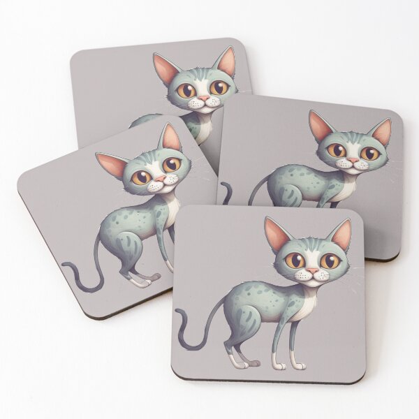 Item preview, The Little Grey Cat designed and sold by T-shirtMill.