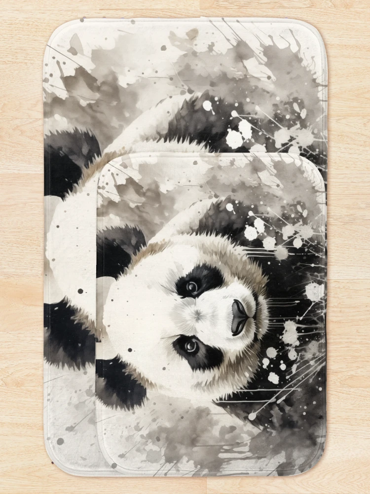 Thumbnail 5 of 6, Bath Mat, Panda designed and sold by Rtymer.