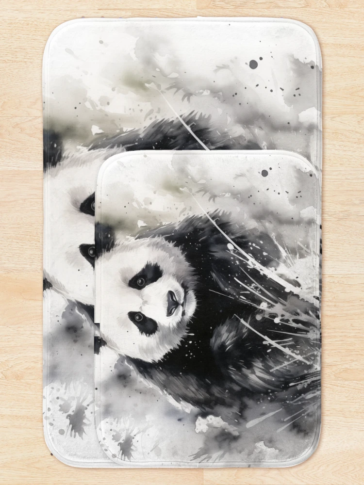 Thumbnail 5 of 6, Bath Mat, Panda designed and sold by Rtymer.