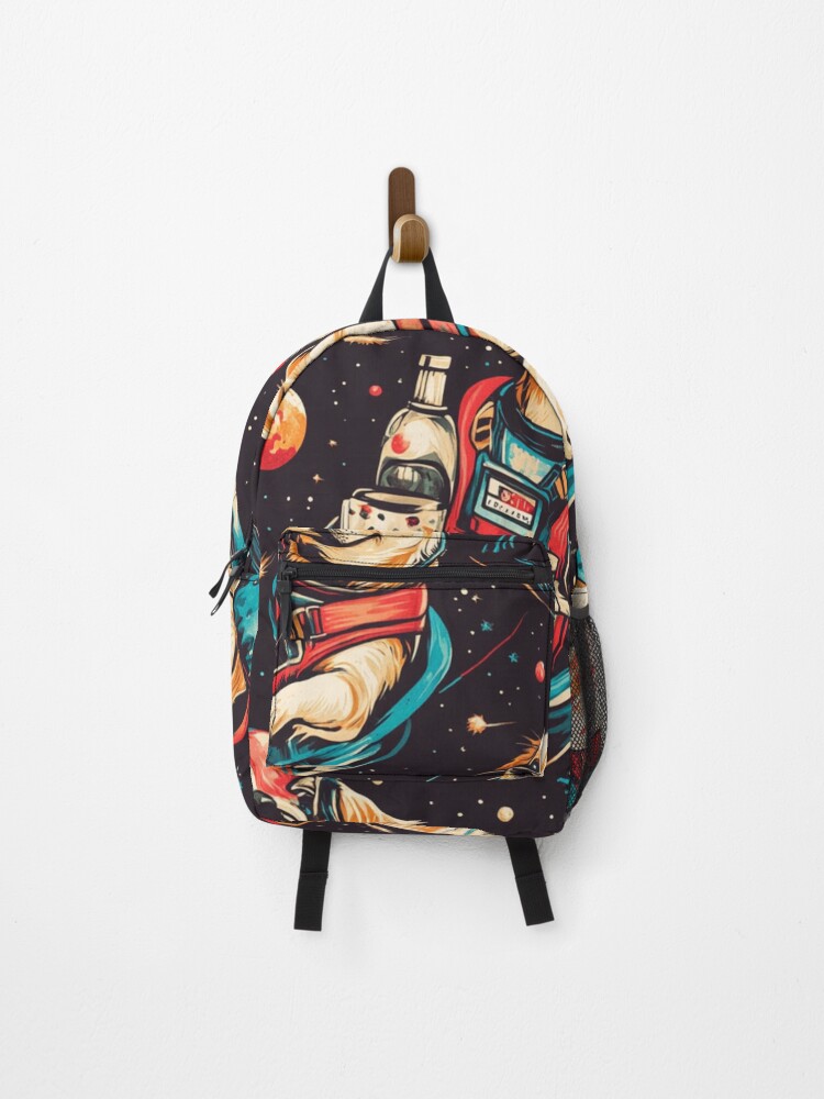 Thumbnail 1 of 3, Backpack, Space Dogs 2 designed and sold by IoneShopDesign.