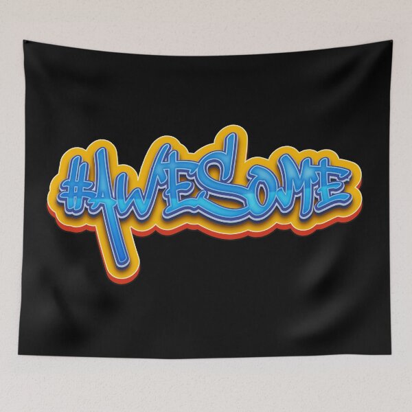 Item preview, Awesome Hashtag Grafitti Colorful Urban Modern Style designed and sold by Naumovski.