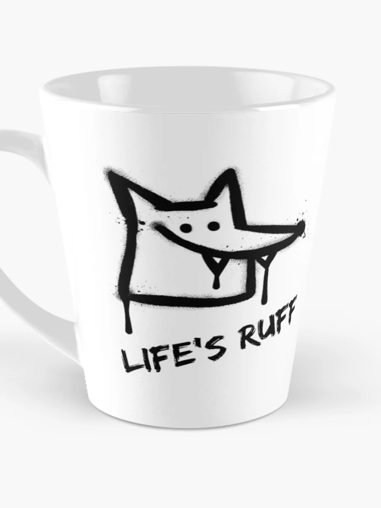 Thumbnail 3 of 4, Coffee Mug, Life's Ruff designed and sold by Randomnessy.