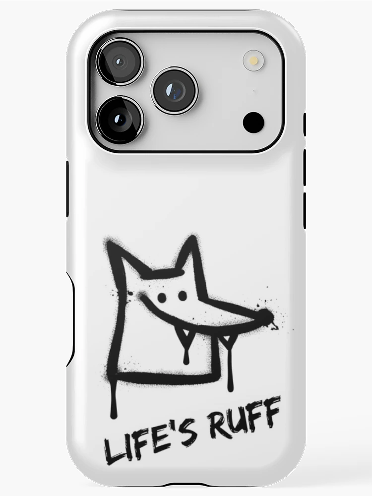 Thumbnail 1 of 4, iPhone Case, Life's Ruff designed and sold by Randomnessy.