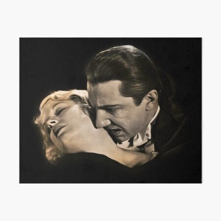 Item preview, Vintage Dracula Lugosi Gothic Photo. Bela Lugosi with Helen Chandler. Remastered designed and sold by el-padre.