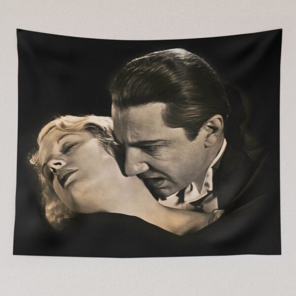 Item preview, Vintage Dracula Lugosi Gothic Photo. Bela Lugosi with Helen Chandler. Remastered designed and sold by el-padre.