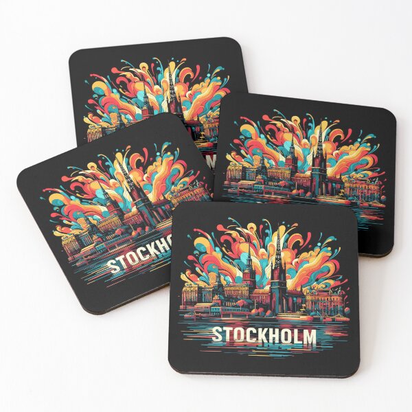 Item preview, Stockholm capital Sweden gift designed and sold by Pineapple-Tree.