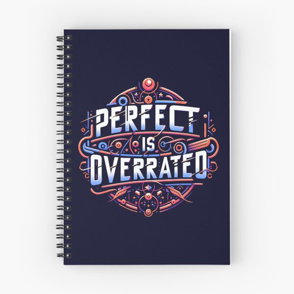 Item preview, Perfect Is Overrated, typography designed and sold by maxmaj.