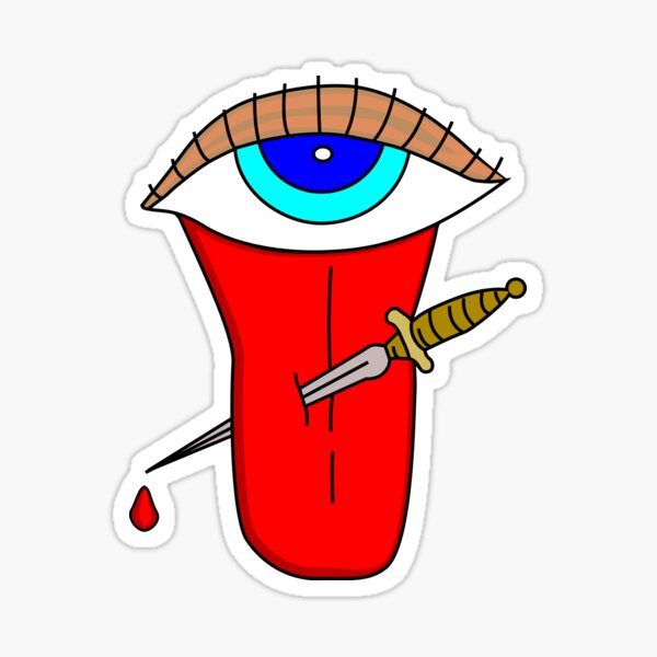 Mal de ojo Pegatina