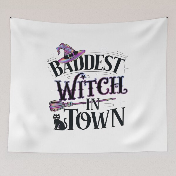 Item preview, BADDEST WITCH IN TOWN designed and sold by TypoDesigned.