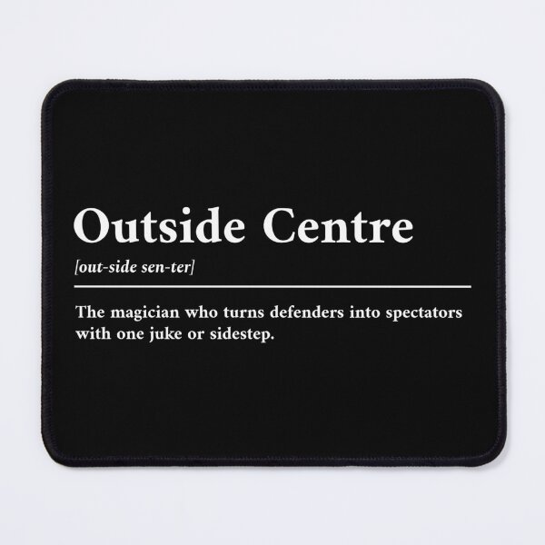 Item preview, Outside Centre funny dictionary definition designed and sold by Scrum-Style.
