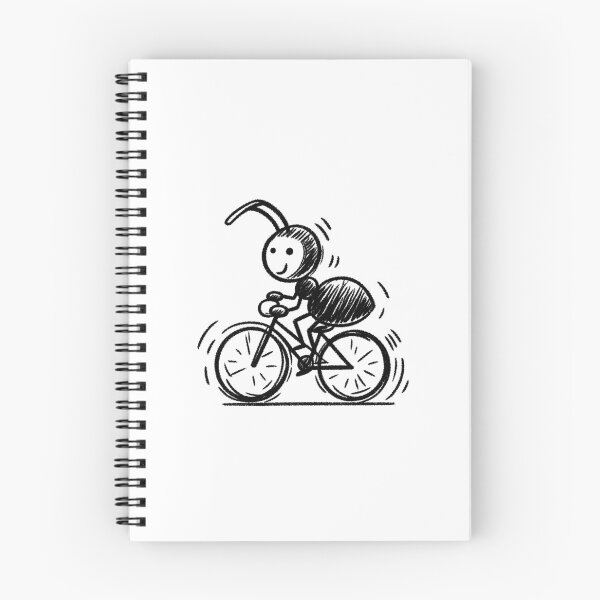 Item preview, Ant riding a bicycle designed and sold by Antdoodle.