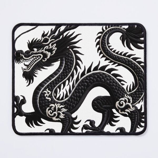 Item preview, Black Dragon with White Details Chinese Style Fantasy Beast designed and sold by kylmllr101684.