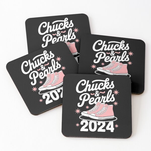 Item preview, chucks and pearls 2024 For President 47th designed and sold by oumayma mokrane.