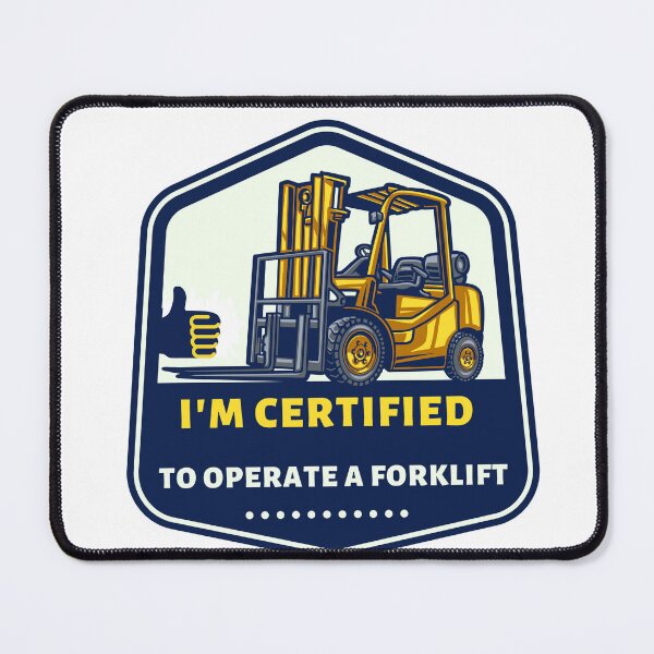 Item preview, Forklift operator Certified designed and sold by RetroNibylander.