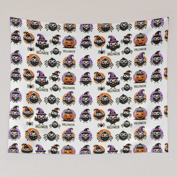 Item preview, Cute Halloween spiders witch sticker set designed and sold by lliiaa1111.