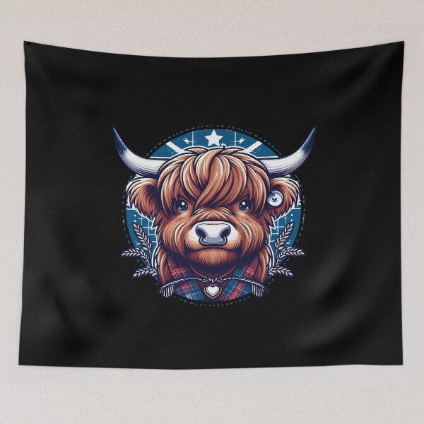 Item preview, Scottish Hairy Highland Cow designed and sold by Azrora.