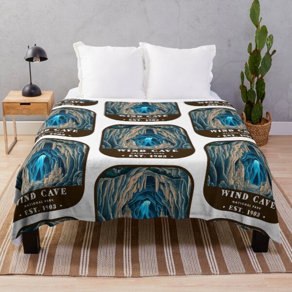 Item preview, Vintage Wind Cave National Park designed and sold by RabbitK.