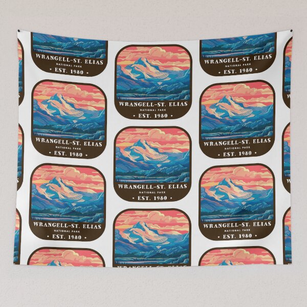 Item preview, Vintage Wrangell-St. Elias National Park designed and sold by RabbitK.